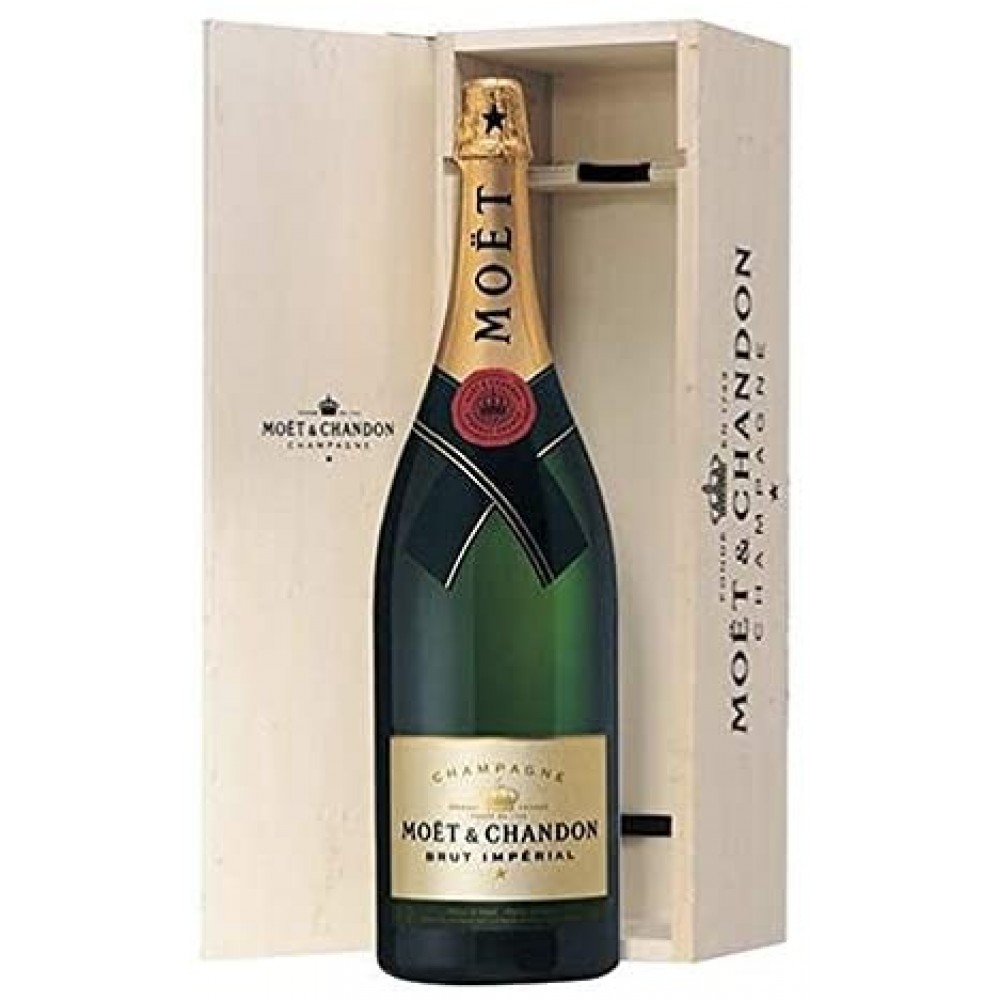 Champagne Brut"Moët Impérial" - Moët & Chandon Mathusalem 6 litri in Cassa di Legno personalizzabile