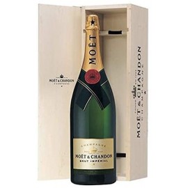 Champagne Brut"Moët Impérial" - Moët & Chandon Mathusalem 6 litri in Cassa di Legno personalizzabile